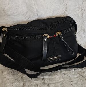 Adrienne Vittadini Black Belt Bag